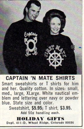 Captain and first mate t-shirts